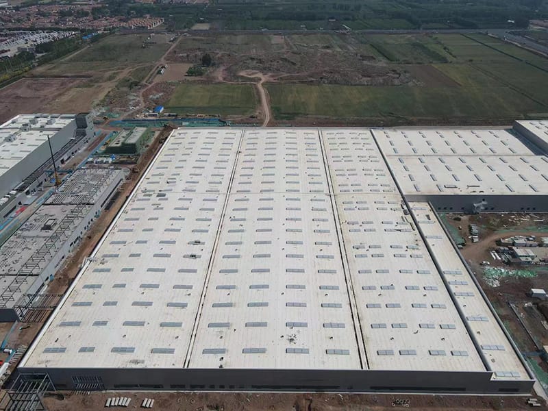 የአረብ ብረት መዋቅር አጠቃላይ መጋዘን